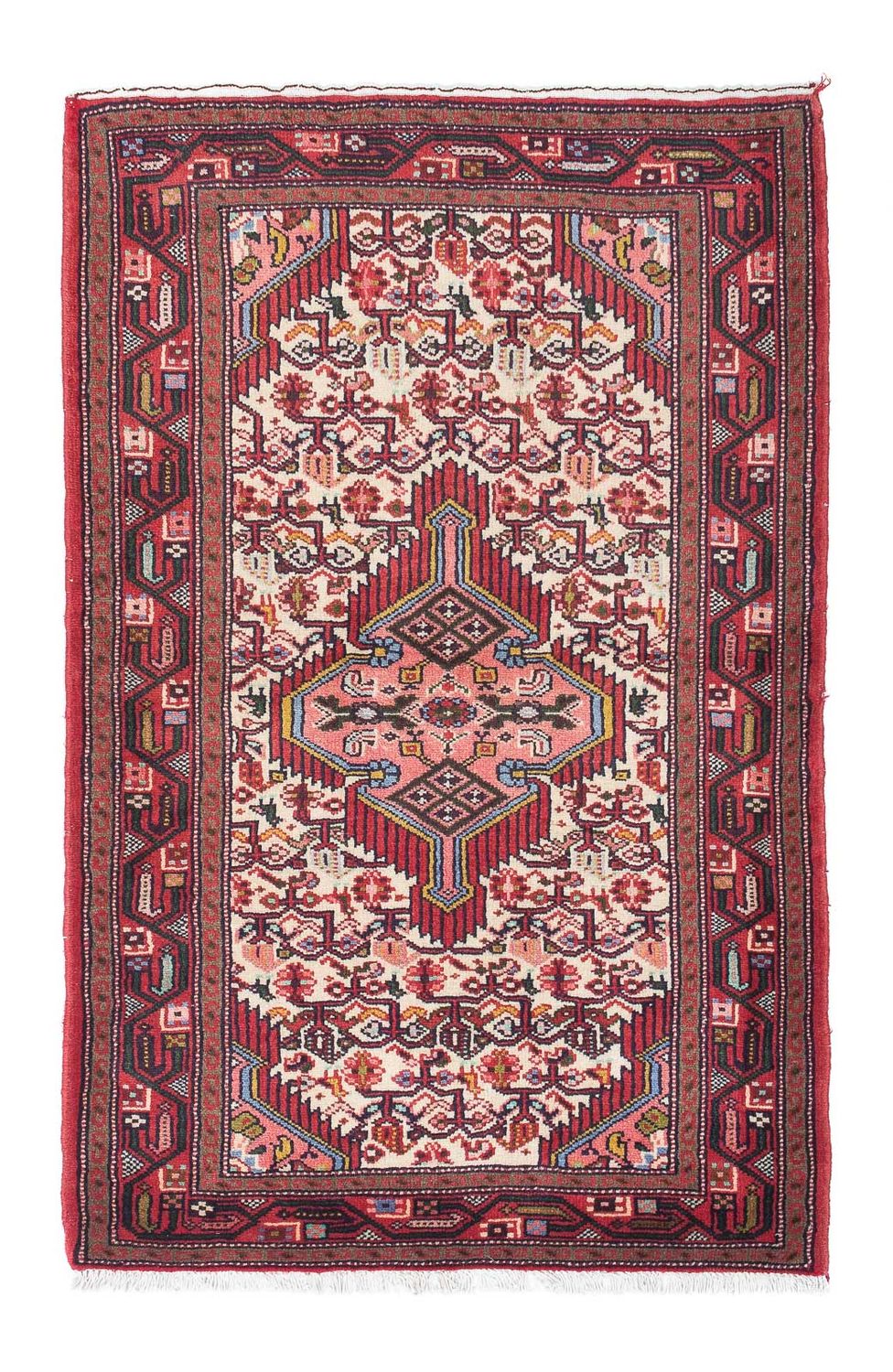 Alfombra persa - Nómada - 131 x 83 cm - beige