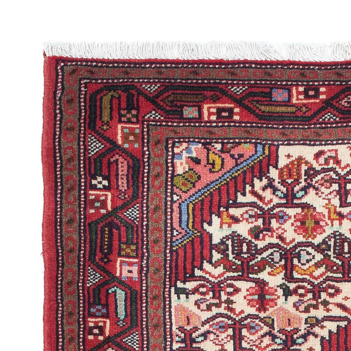 Alfombra persa - Nómada - 131 x 83 cm - beige