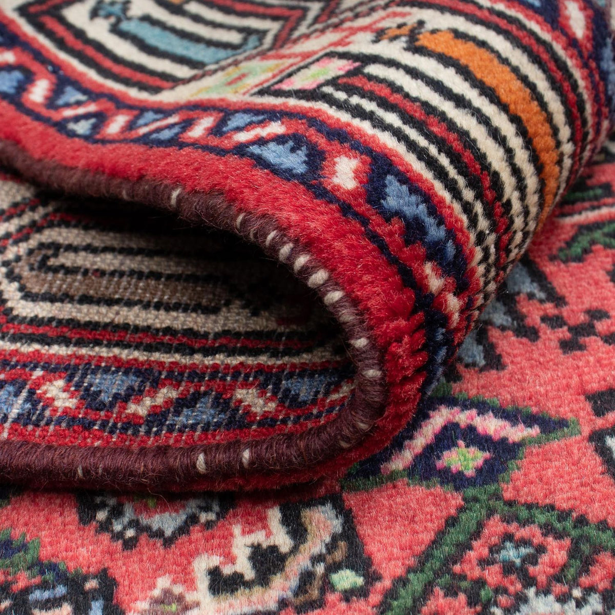 Alfombra persa - Nómada - 125 x 81 cm - rojo