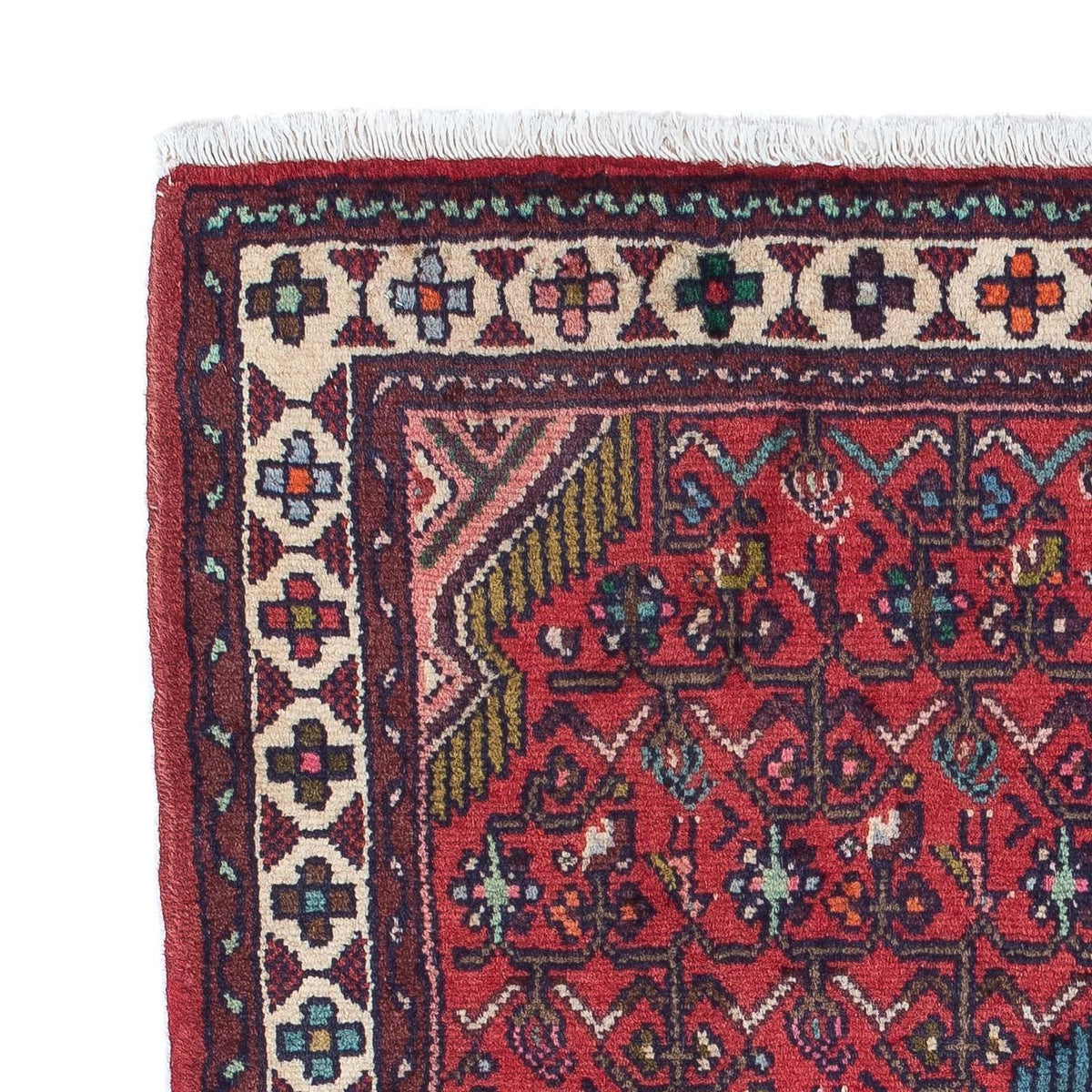 Alfombra persa - Nómada - 127 x 79 cm - rojo