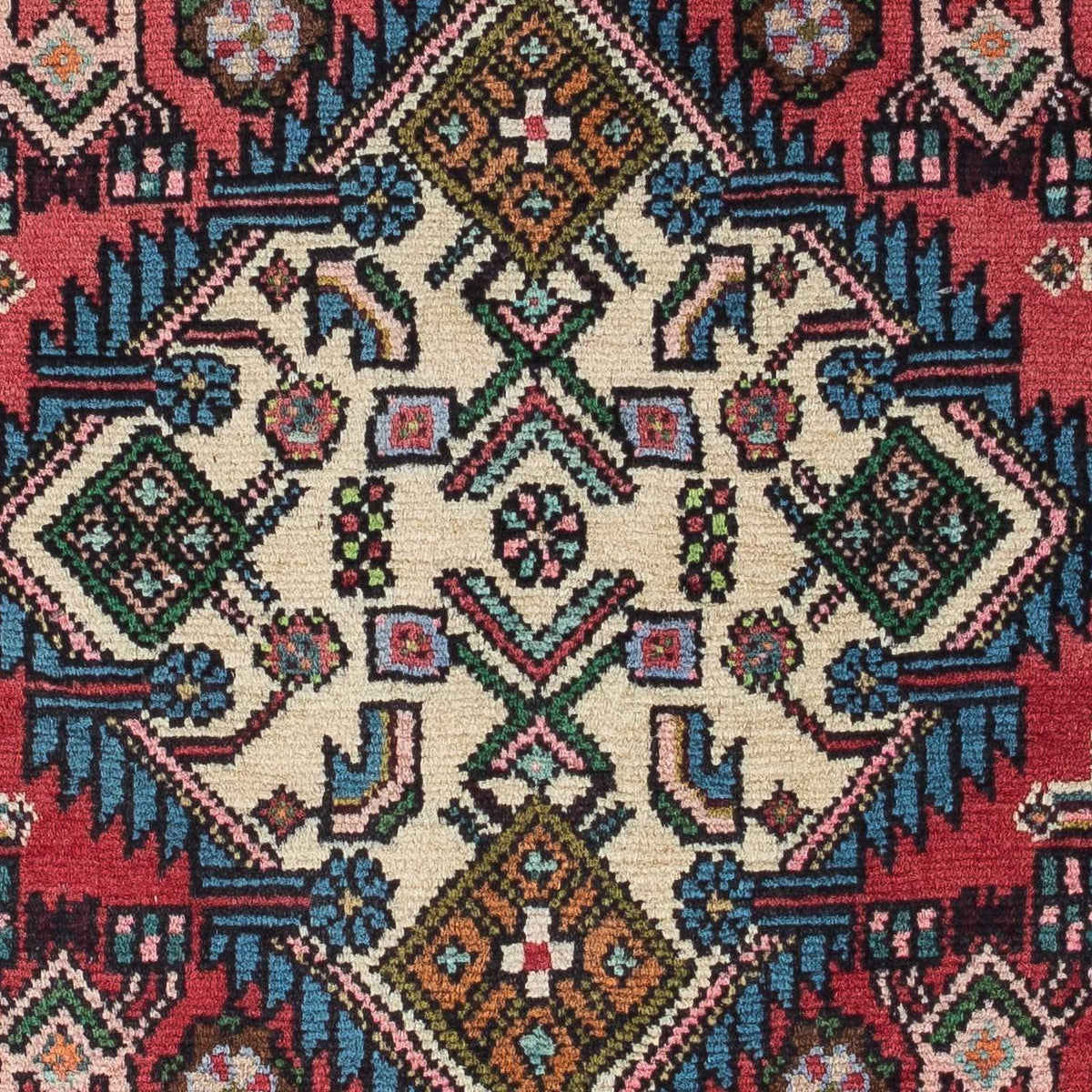 Alfombra persa - Nómada - 125 x 77 cm - rojo
