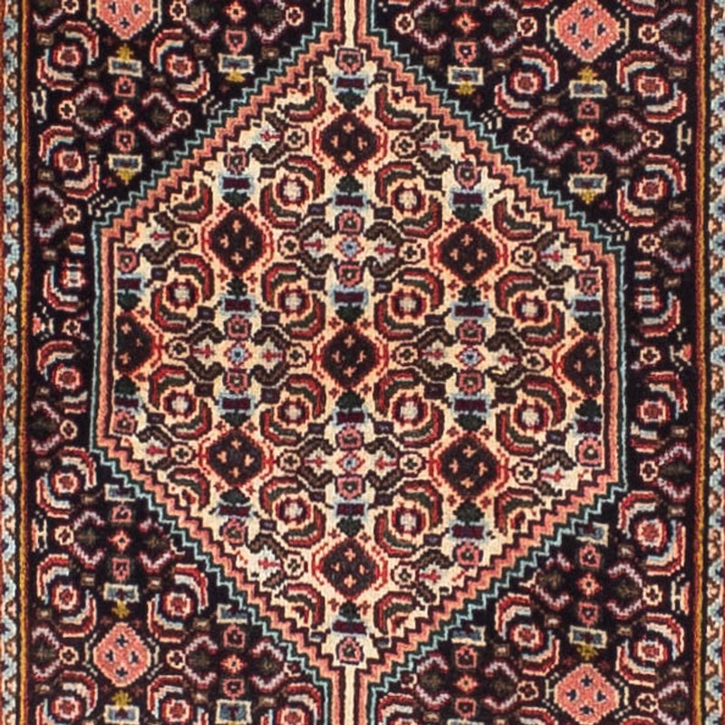 Alfombra de pasillo Alfombra persa - Clásica - 130 x 51 cm - rojo claro