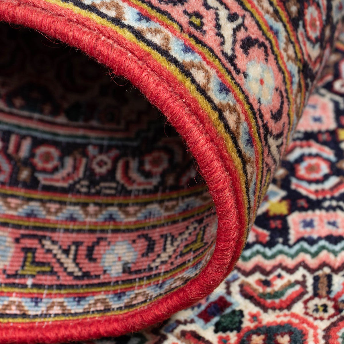 Alfombra de pasillo Alfombra persa - Clásica - 130 x 51 cm - rojo claro