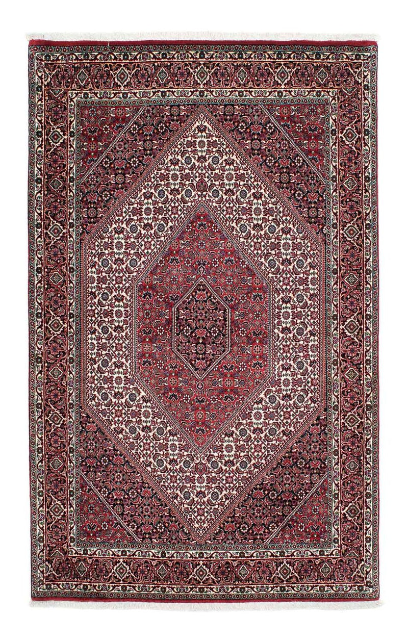 Alfombra persa - Bidjar - 205 x 131 cm - rojo claro