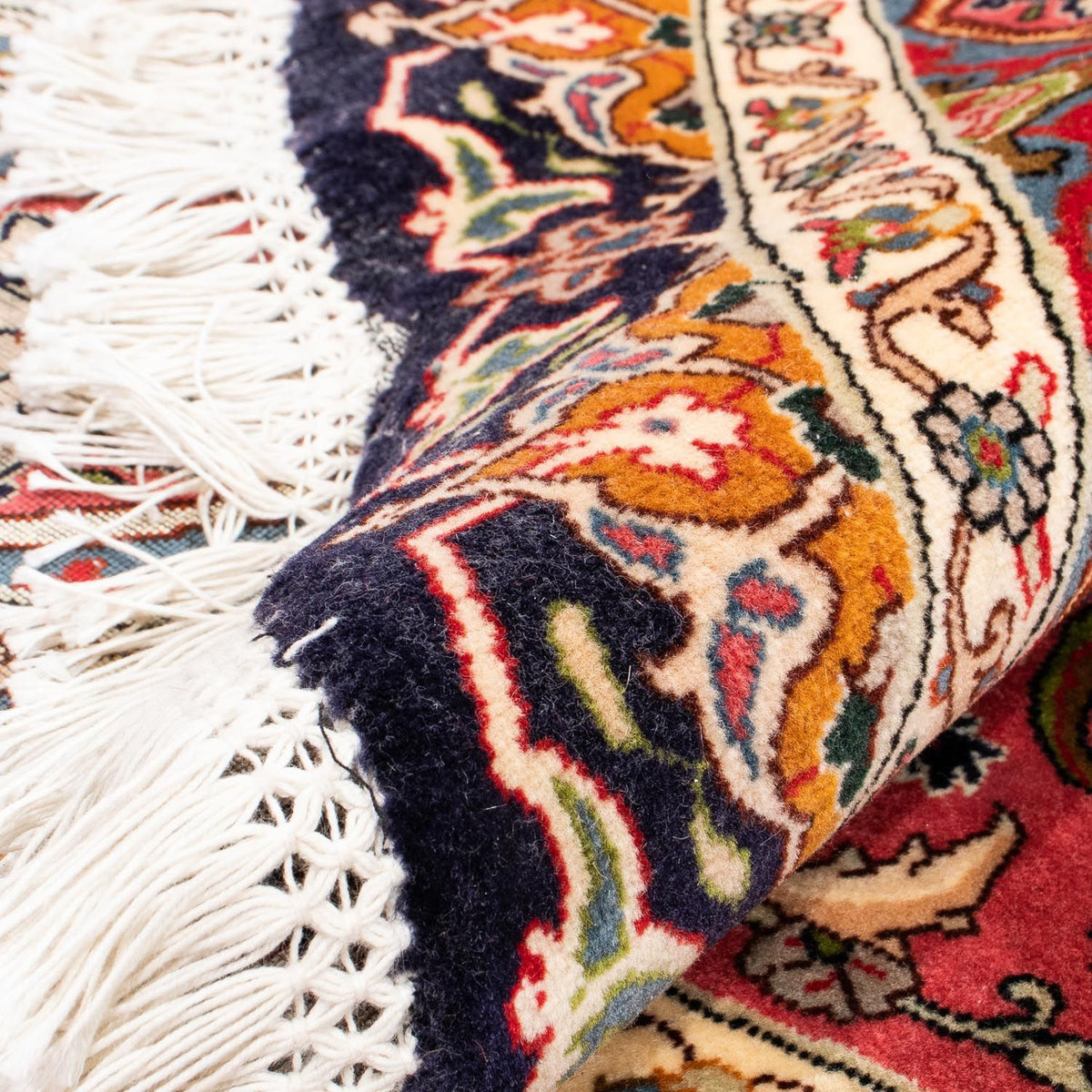 Alfombra Persa - Tabriz - Real redondo - 250 x 250 cm - multicolor