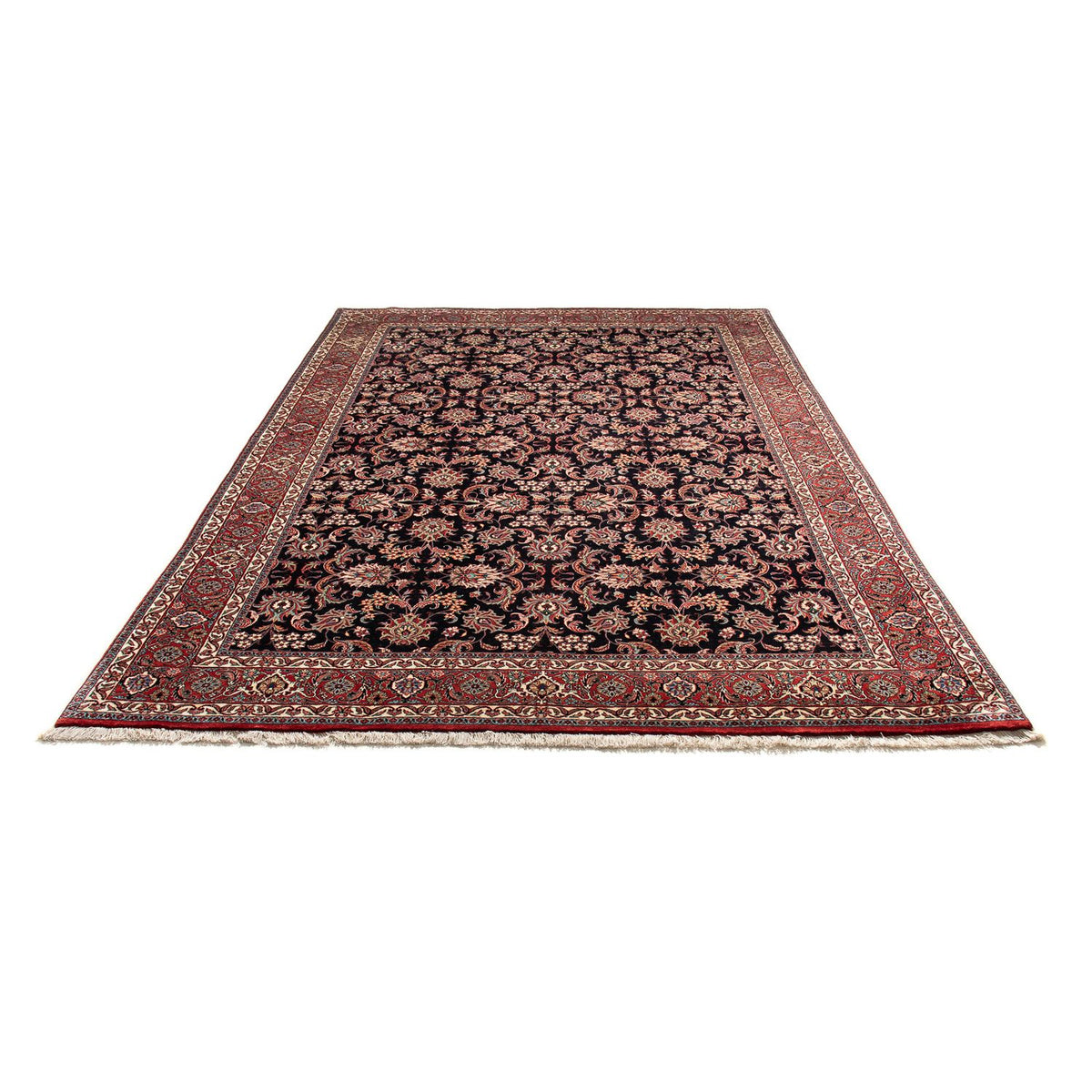 Alfombra persa - Bidjar - 299 x 203 cm - azul oscuro