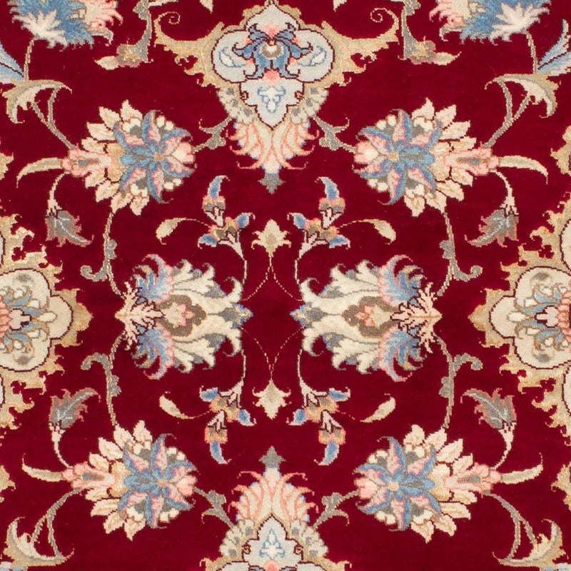 Alfombra de pasillo Alfombra Persa - Tabriz - Real - 213 x 83 cm - rojo oscuro