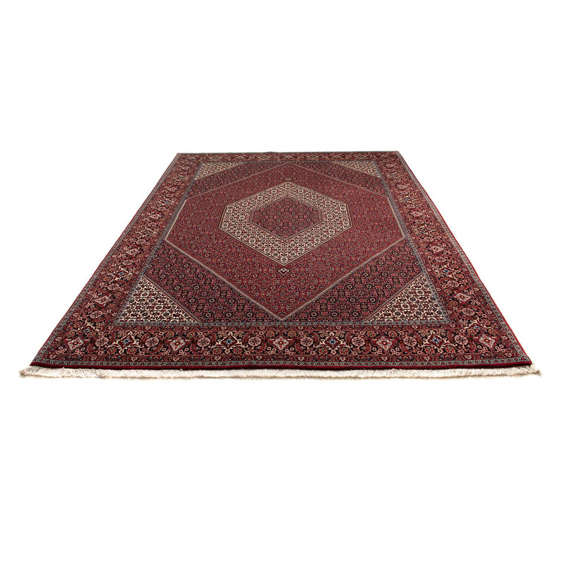 Alfombra persa - Bidjar - 295 x 202 cm - rojo oscuro
