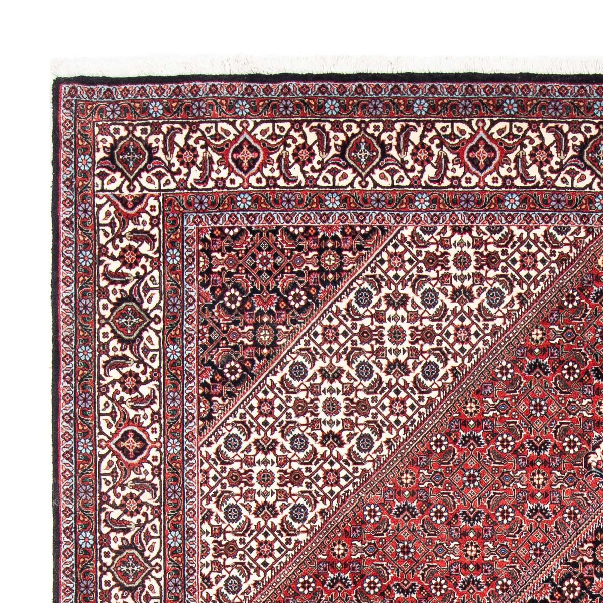 Alfombra persa - Bidjar - 253 x 174 cm - rojo claro