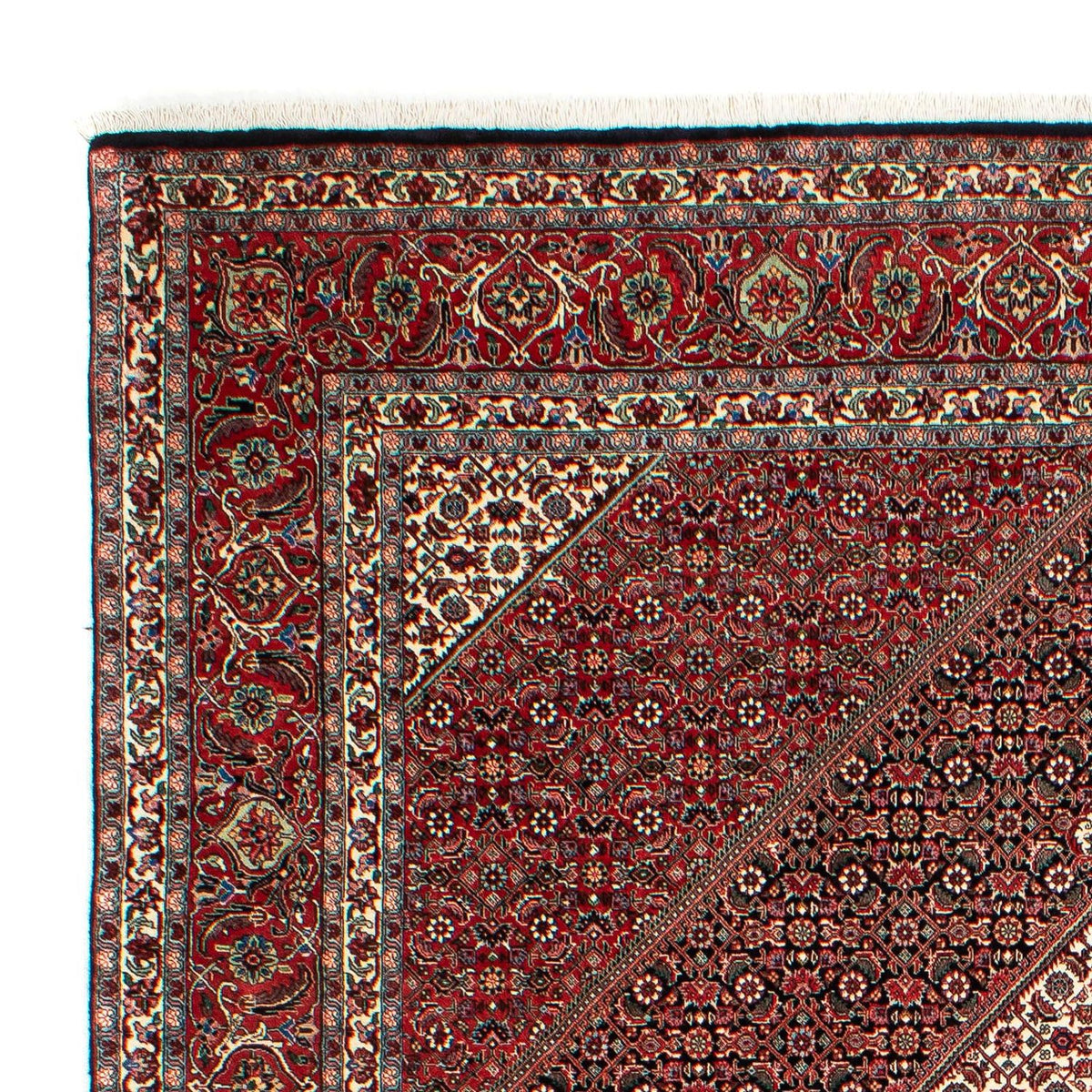 Alfombra persa - Bidjar - 293 x 203 cm - rojo claro