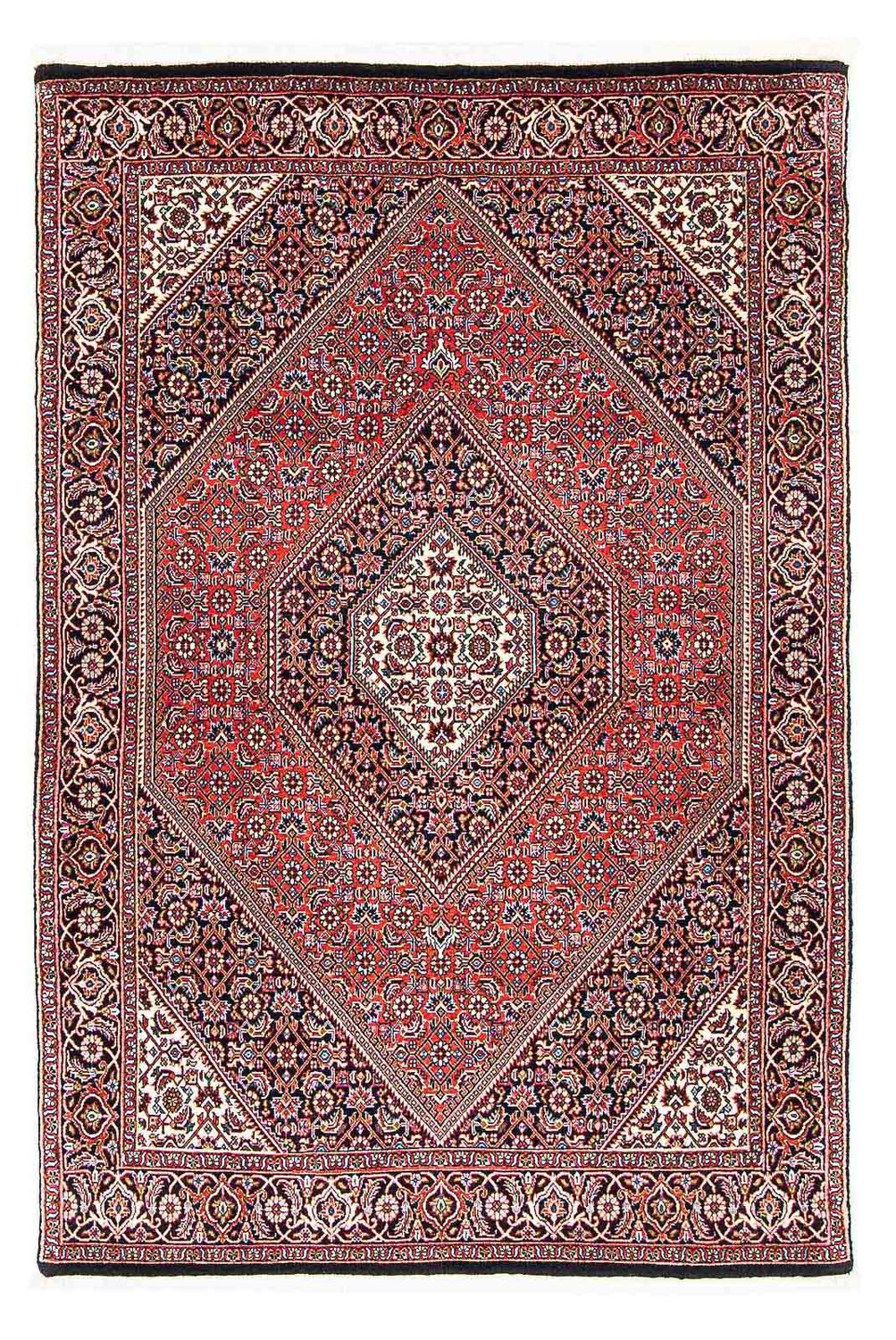 Alfombra persa - Bidjar - 172 x 109 cm - rojo claro