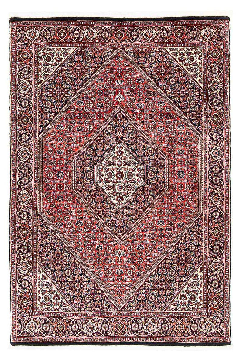 Alfombra persa - Bidjar - 172 x 109 cm - rojo claro