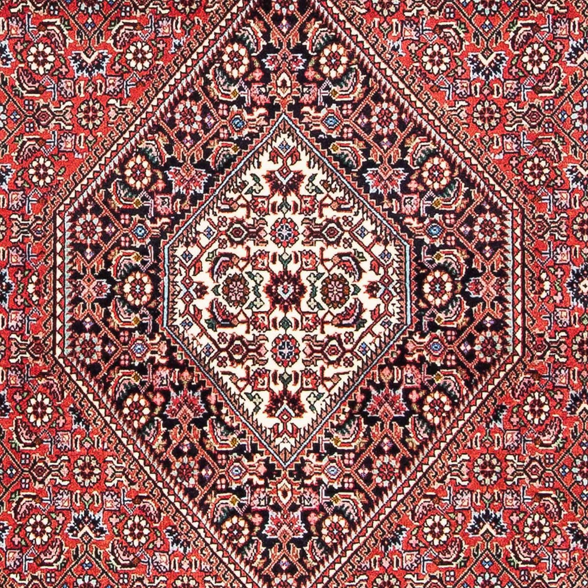 Alfombra persa - Bidjar - 172 x 109 cm - rojo claro