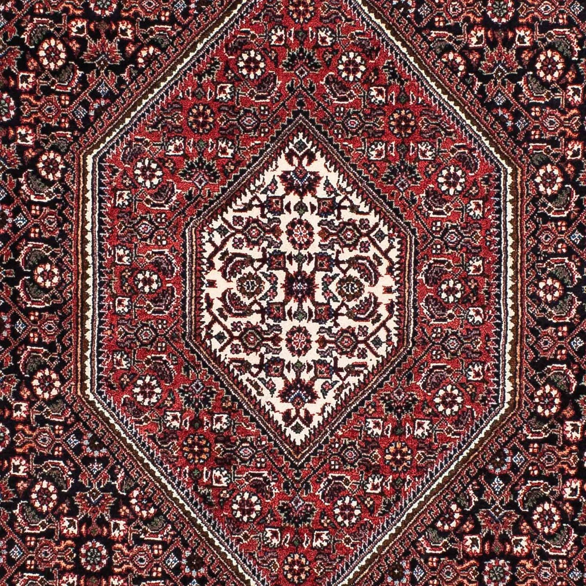 Alfombra de pasillo Alfombra persa - Bidjar - 203 x 100 cm - azul oscuro