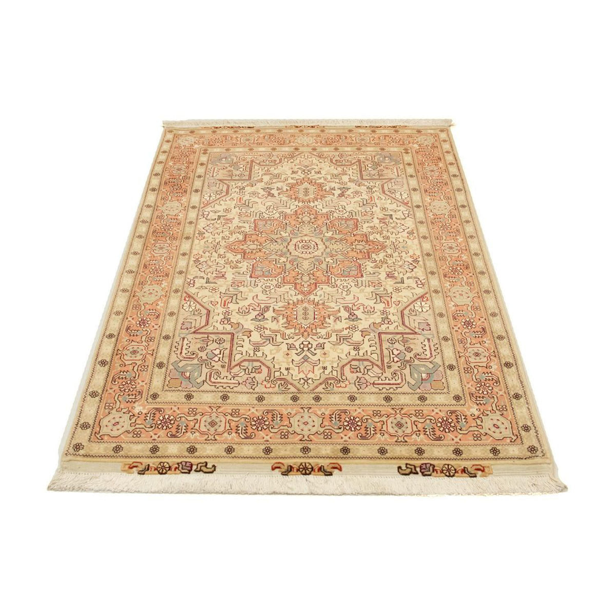 Alfombra Persa - Tabriz - Real - 148 x 101 cm - beige