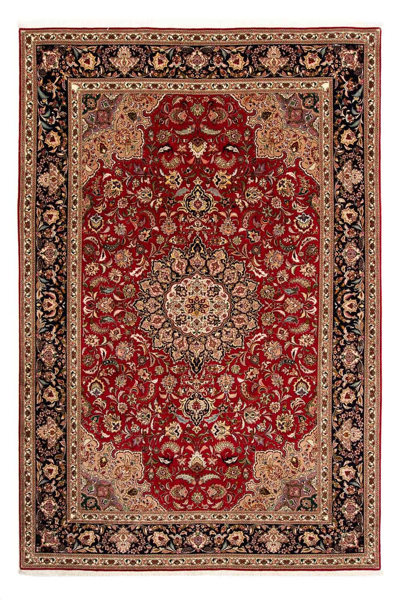 Alfombra Persa - Tabriz - Real - 308 x 205 cm - rojo oscuro