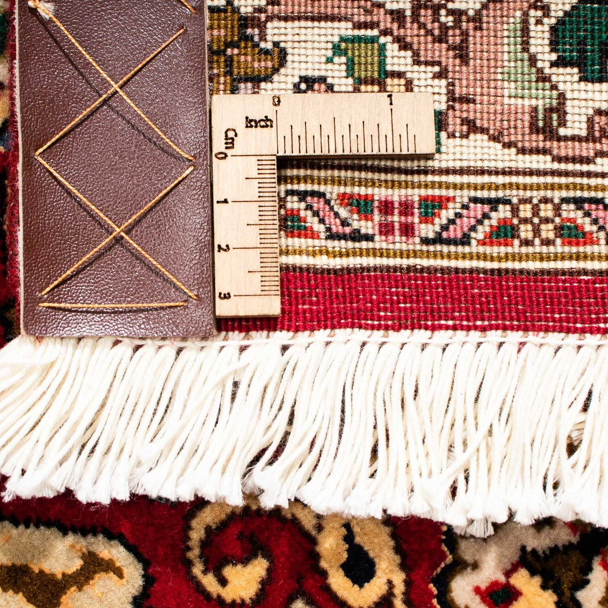 Alfombra Persa - Tabriz - Real - 308 x 205 cm - rojo oscuro