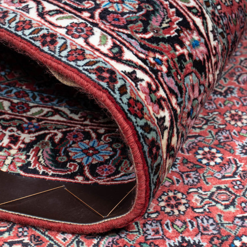 Alfombra persa - Bidjar - 216 x 128 cm - rojo claro