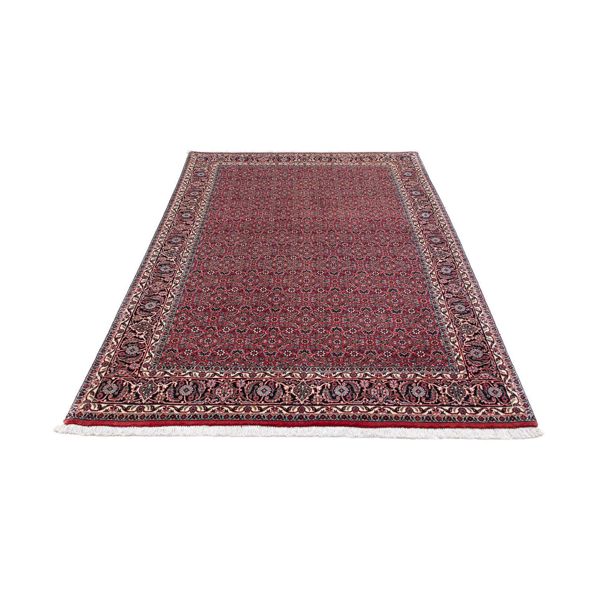 Alfombra persa - Bidjar - 216 x 128 cm - rojo claro