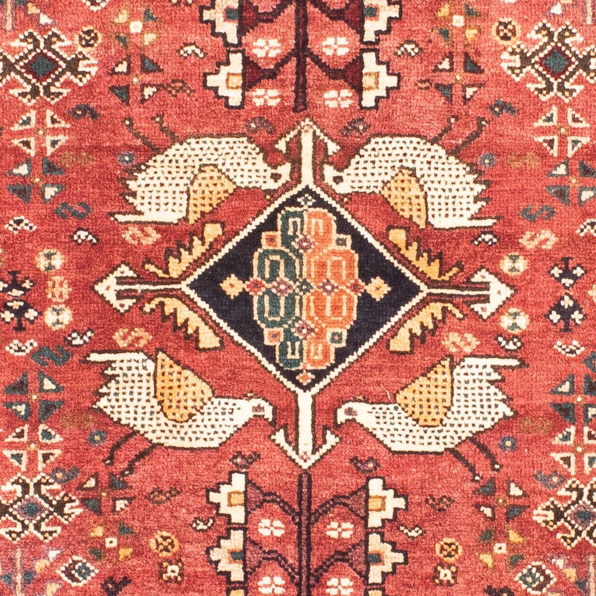 Alfombra de pasillo Alfombra persa - Nómada - 160 x 83 cm - rojo oscuro