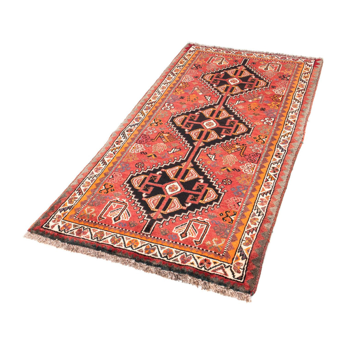 Alfombra de pasillo Alfombra persa - Nómada - 166 x 82 cm - rojo claro