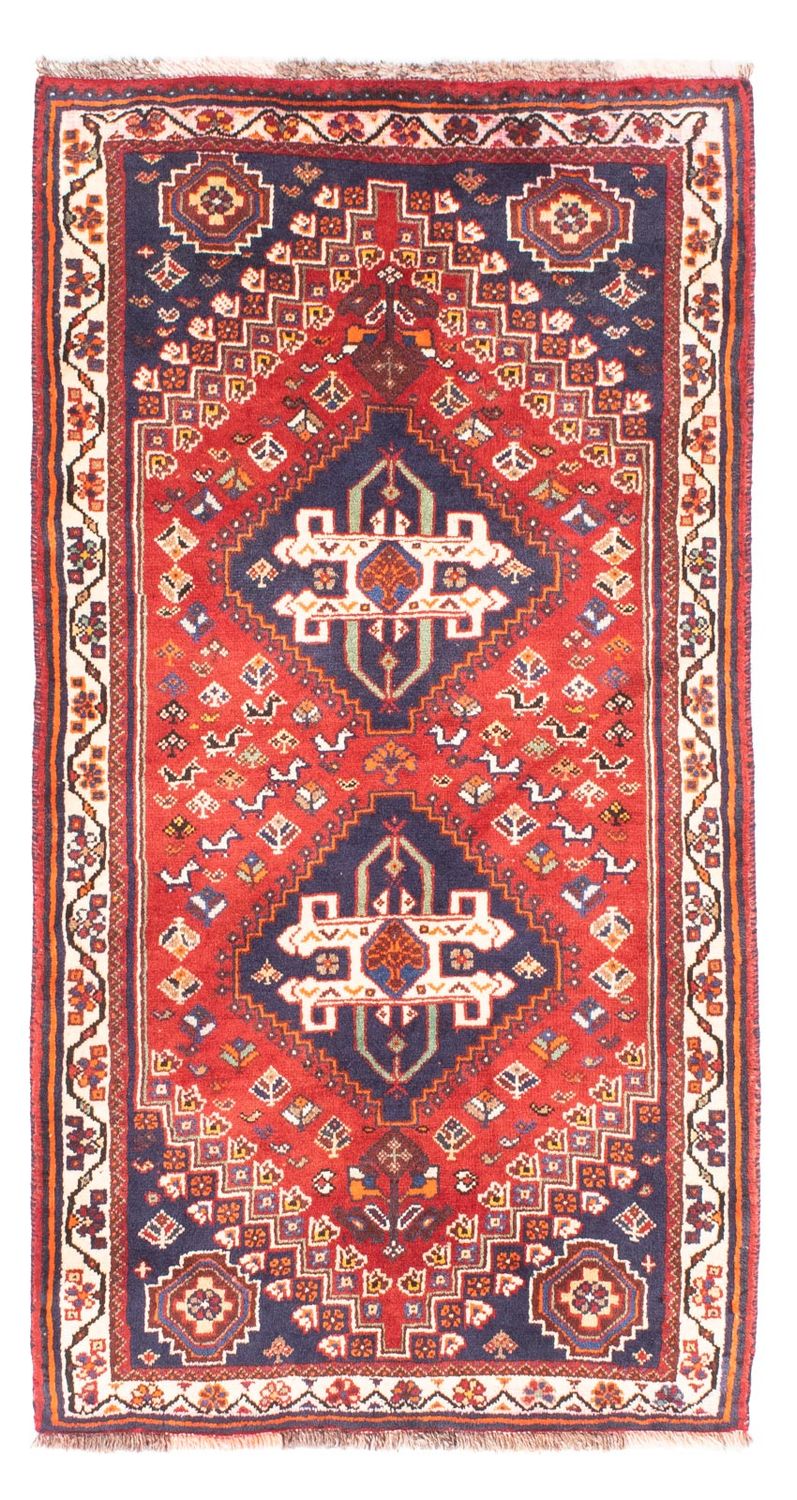 Alfombra persa - Nómada - 150 x 83 cm - azul oscuro