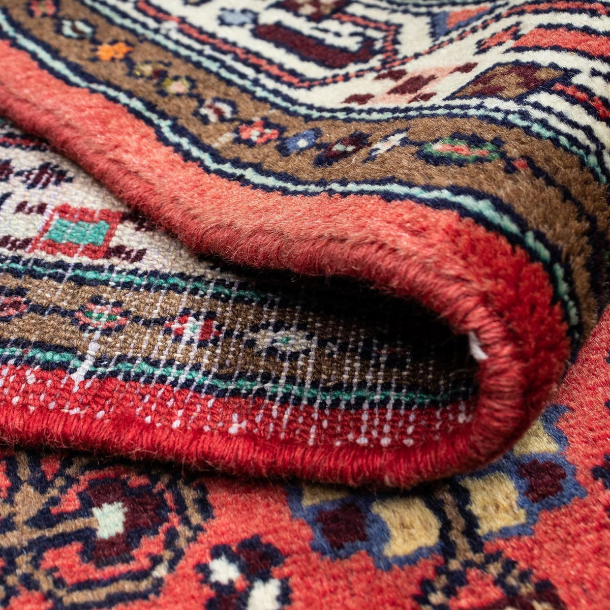 Alfombra persa - Nómada - 132 x 82 cm - rojo