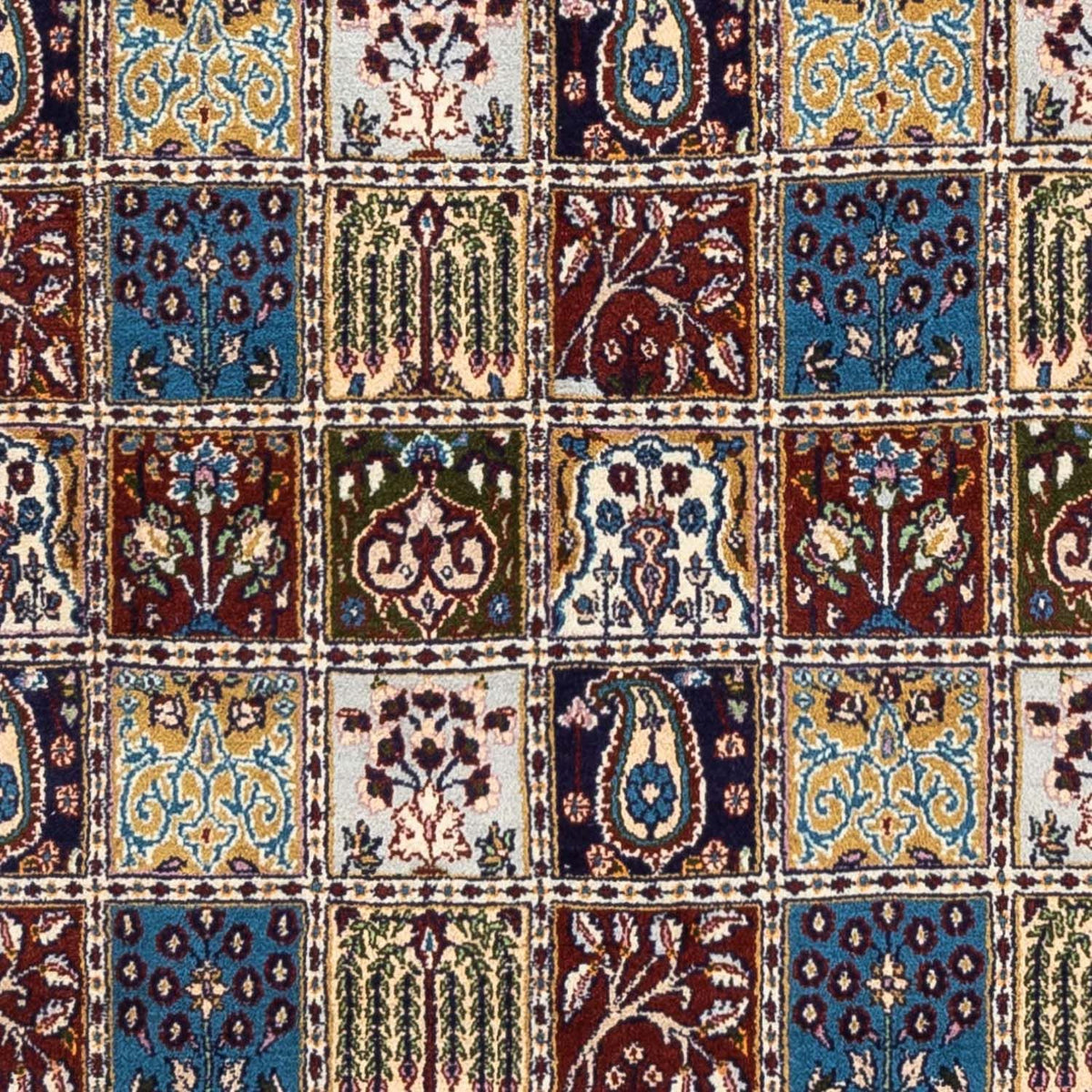 Alfombra persa - Clásica - 245 x 155 cm - rojo oscuro