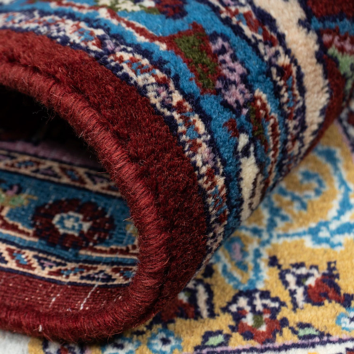 Alfombra persa - Clásica - 245 x 155 cm - rojo oscuro