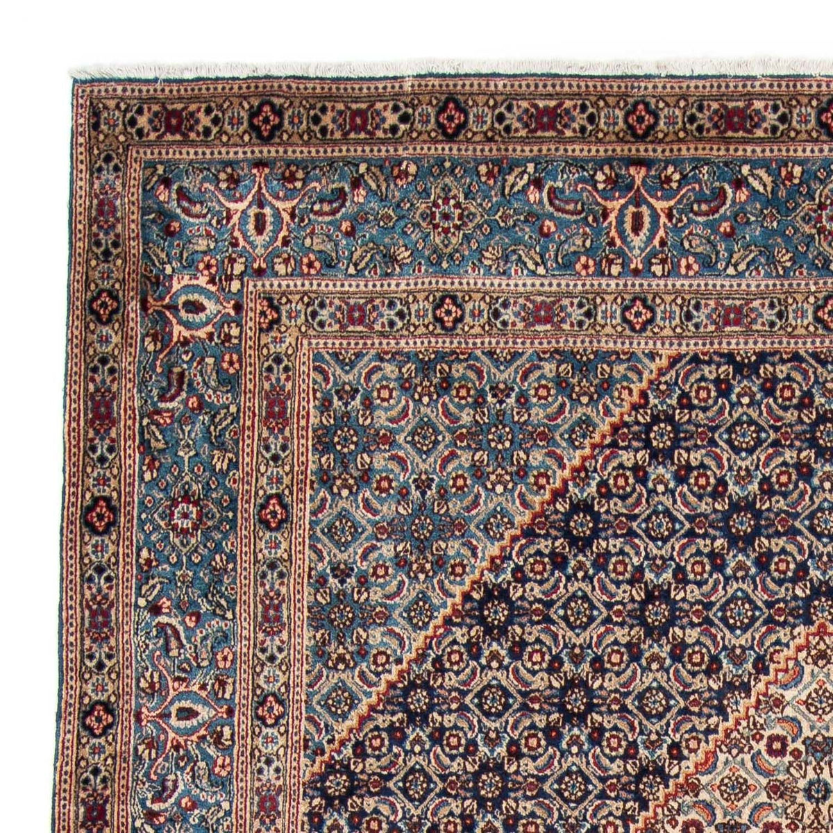Alfombra persa - Clásica - 305 x 208 cm - azul oscuro