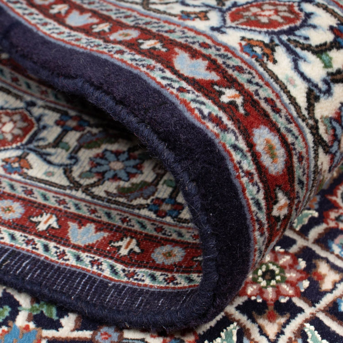 Alfombra persa - Clásica - 159 x 109 cm - azul oscuro