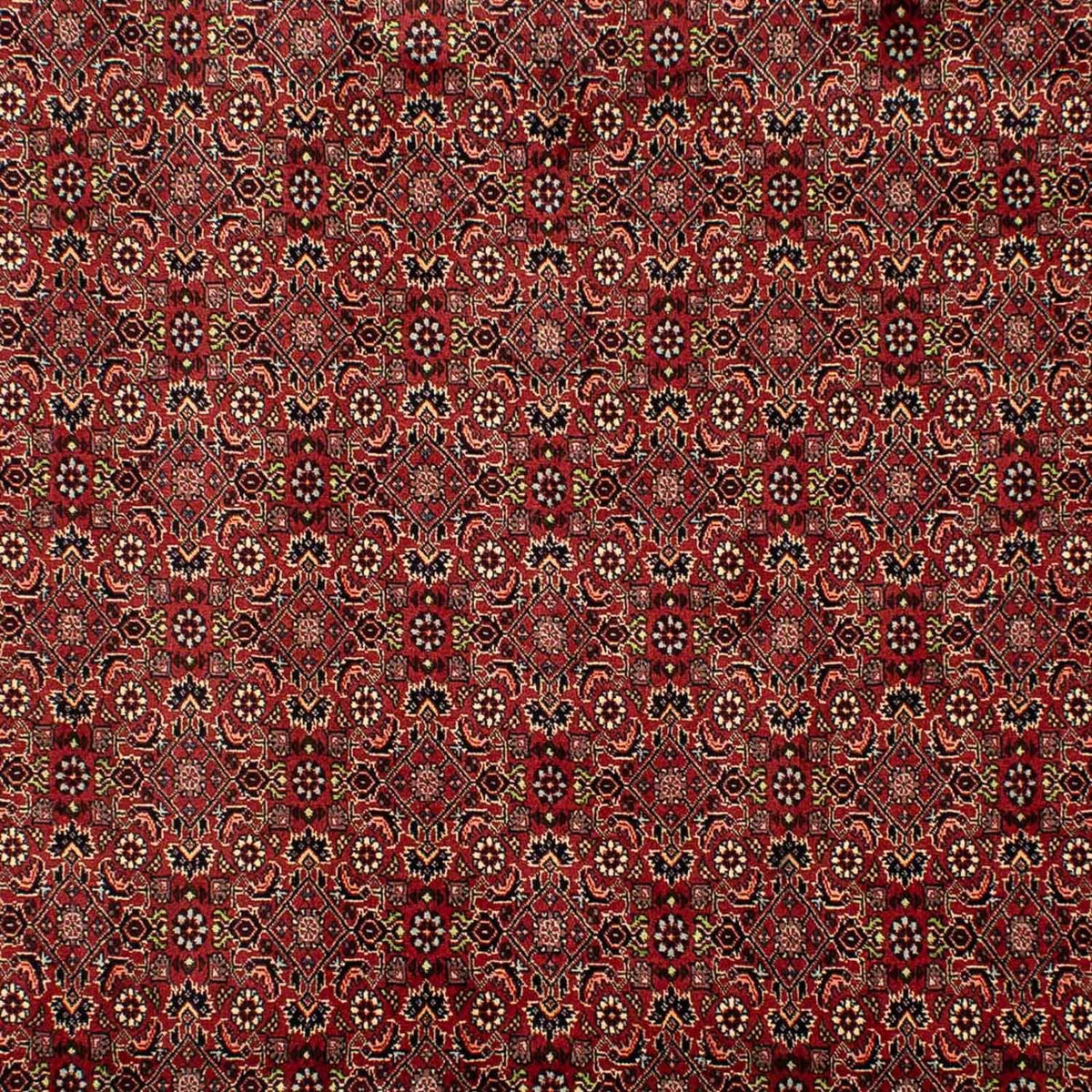 Alfombra persa - Bidjar - 302 x 203 cm - rojo oscuro