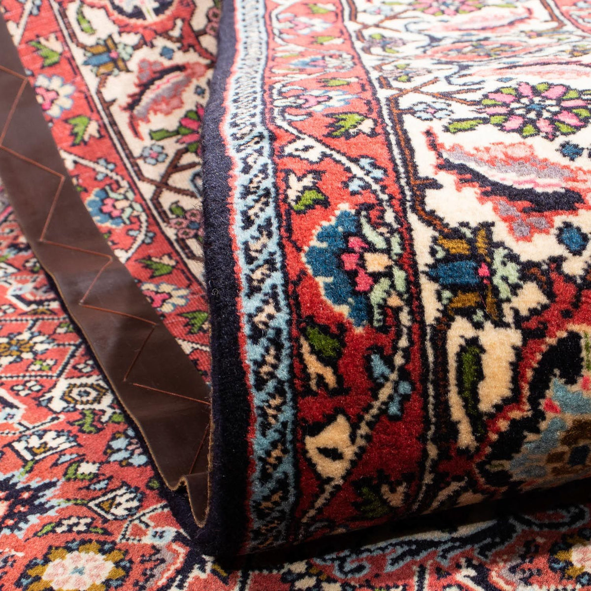 Alfombra persa - Bidjar - 291 x 196 cm - rojo claro