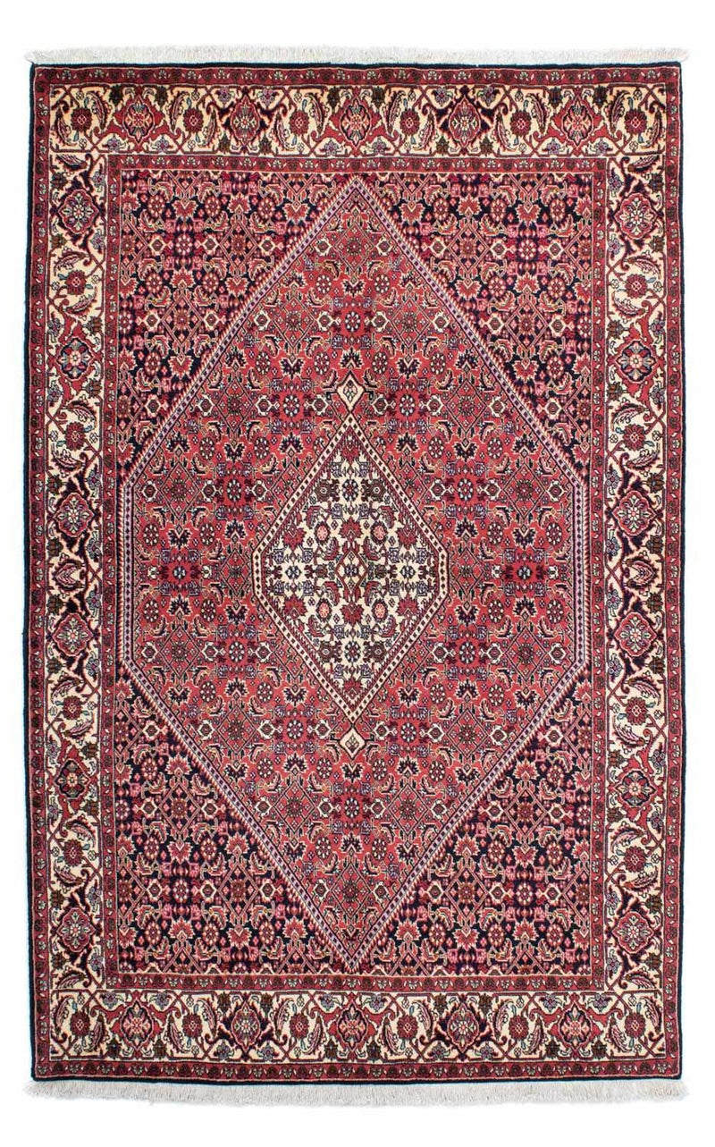 Alfombra persa - Bidjar - 230 x 141 cm - rojo