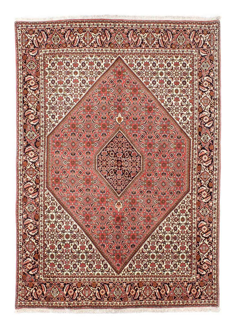 Alfombra persa - Bidjar - 237 x 176 cm - rojo claro