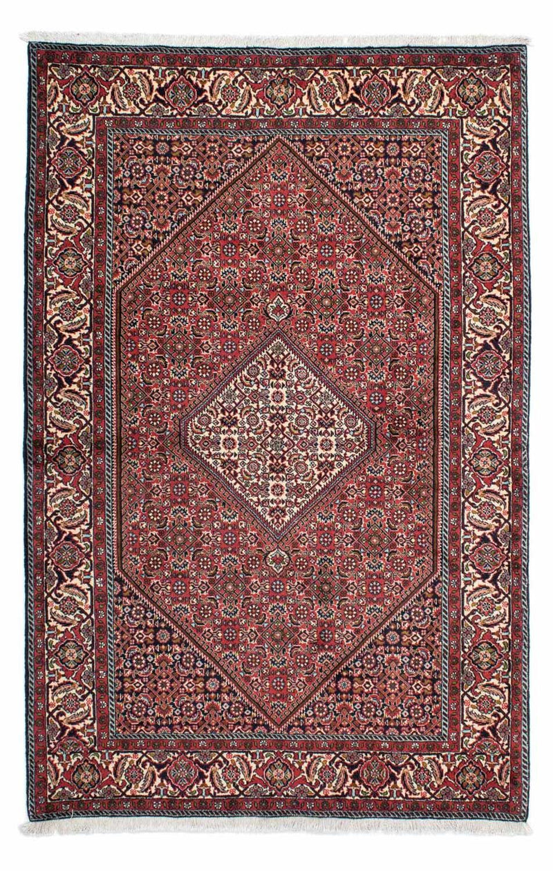 Alfombra persa - Bidjar - 224 x 140 cm - rojo