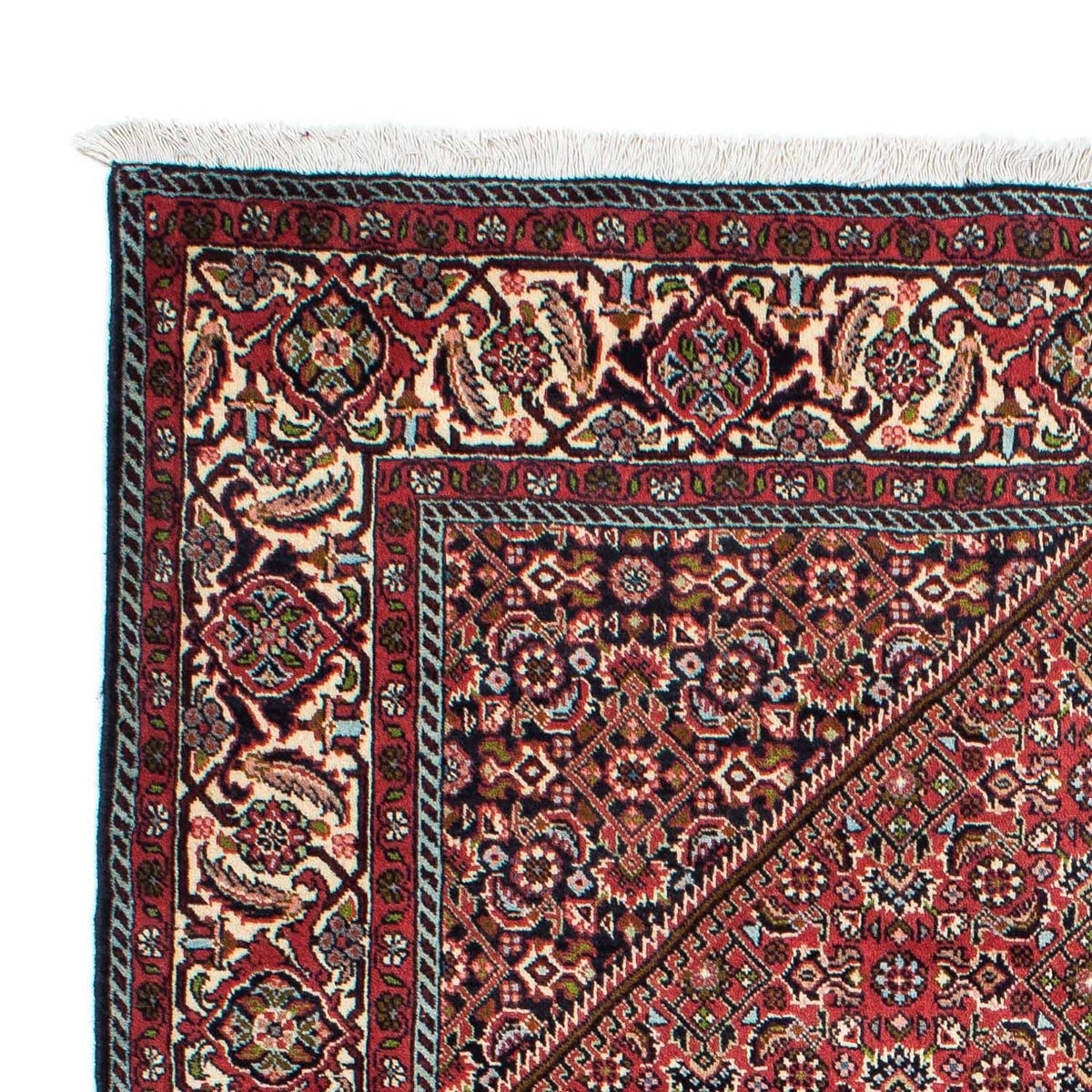 Alfombra persa - Bidjar - 224 x 140 cm - rojo