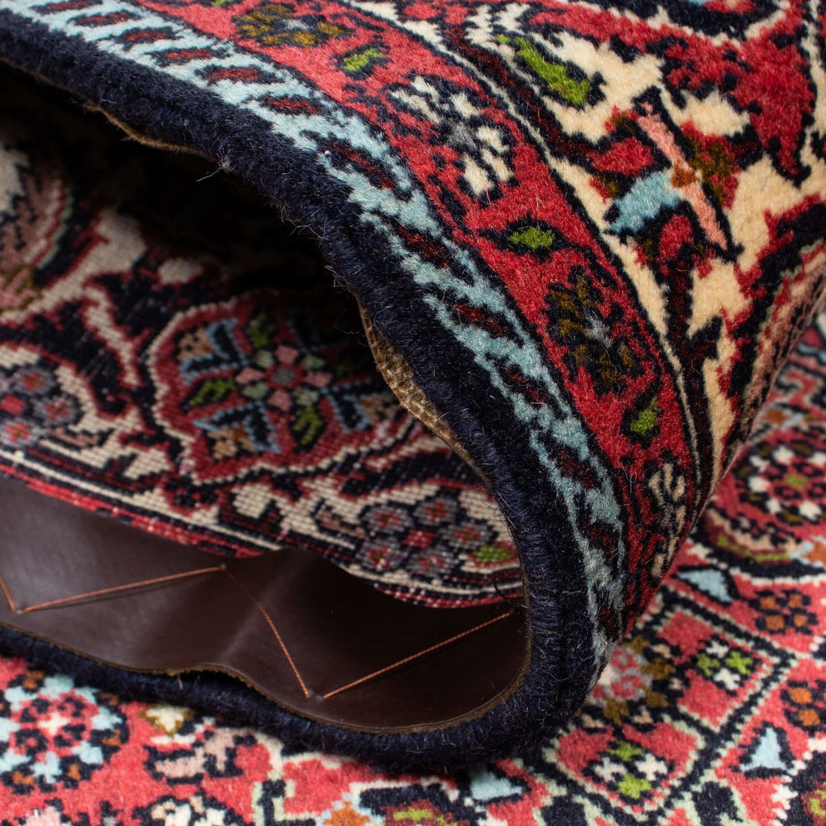 Alfombra persa - Bidjar - 224 x 140 cm - rojo