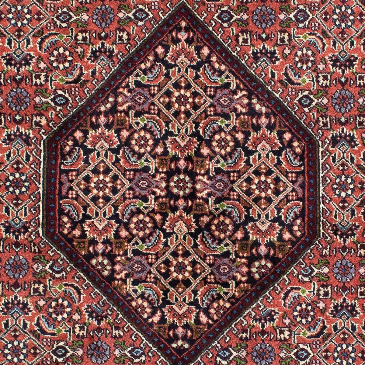 Alfombra persa - Bidjar - 235 x 140 cm - rojo