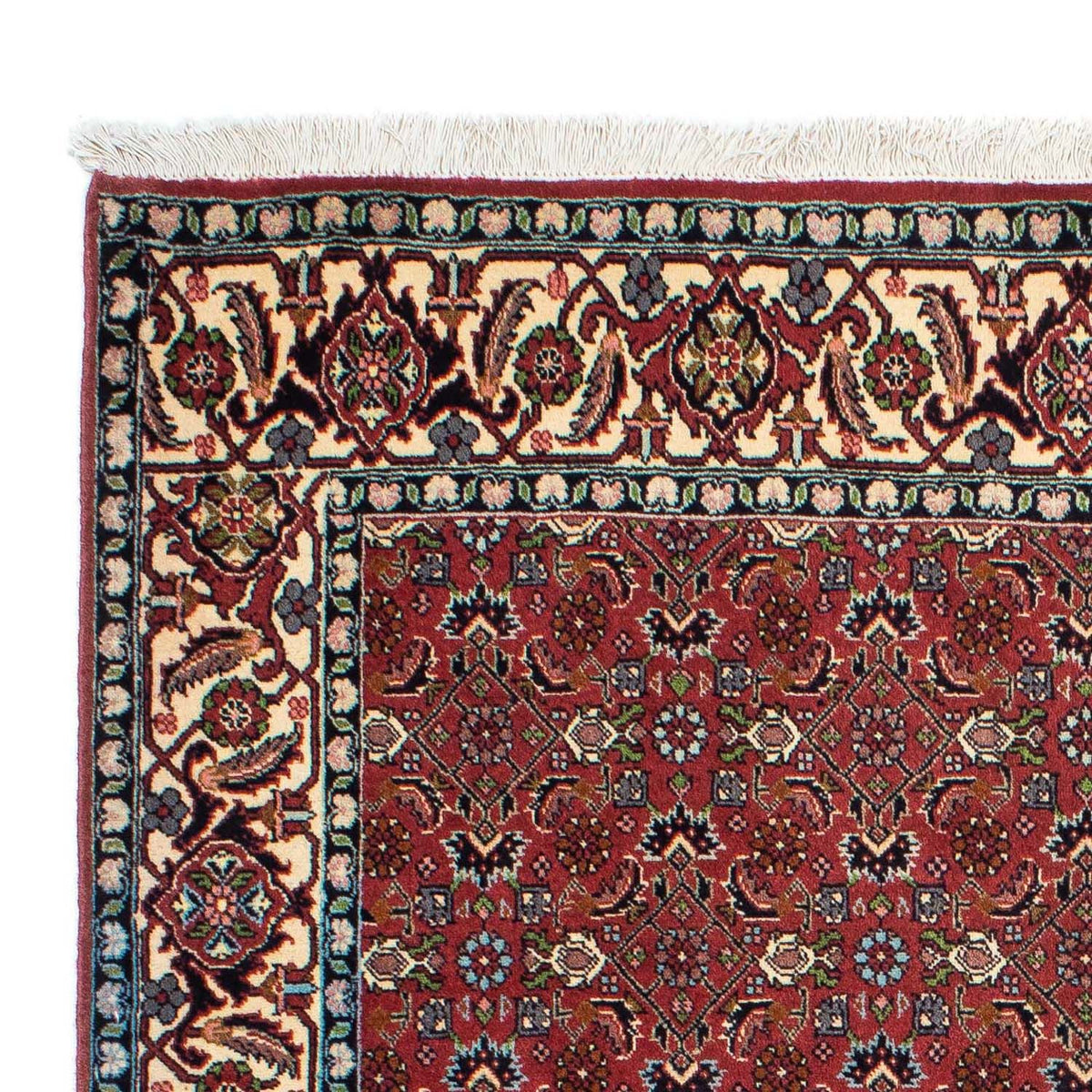 Alfombra persa - Bidjar - 193 x 137 cm - rojo