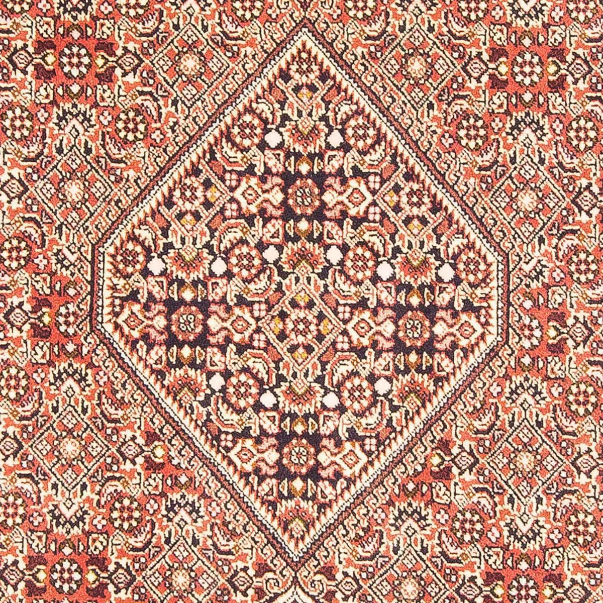 Alfombra persa - Bidjar - 176 x 110 cm - rojo claro