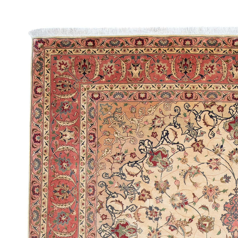 Alfombra Persa - Tabriz - Real - 297 x 202 cm - marrón claro