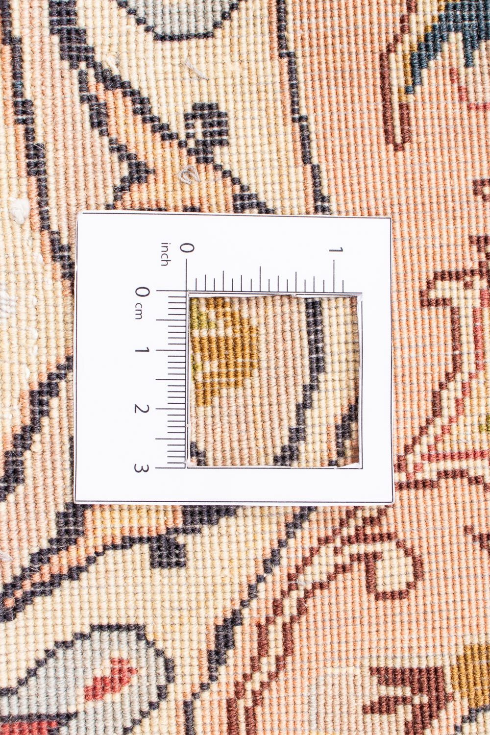 Alfombra Persa - Tabriz - Real redondo  - 150 x 150 cm - beige