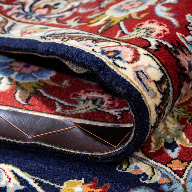 Alfombra persa - Ghom - 198 x 142 cm - azul oscuro