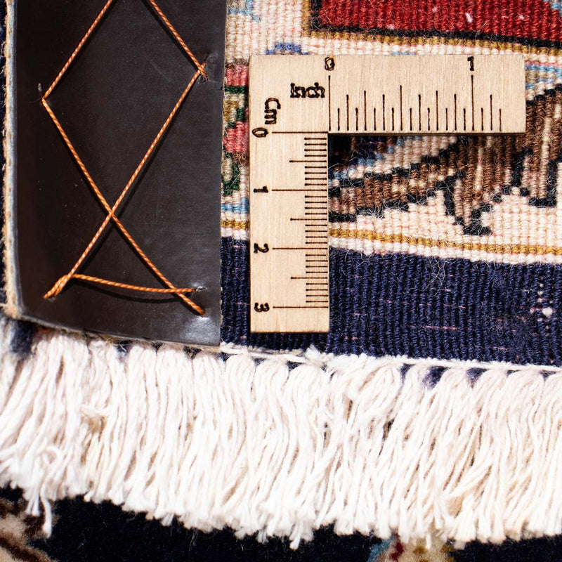 Alfombra persa - Ghom - 198 x 142 cm - azul oscuro