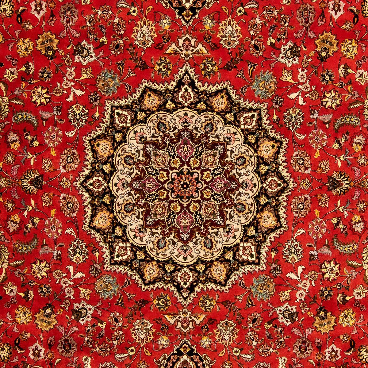 Alfombra Persa - Tabriz - Real - 359 x 254 cm - rojo