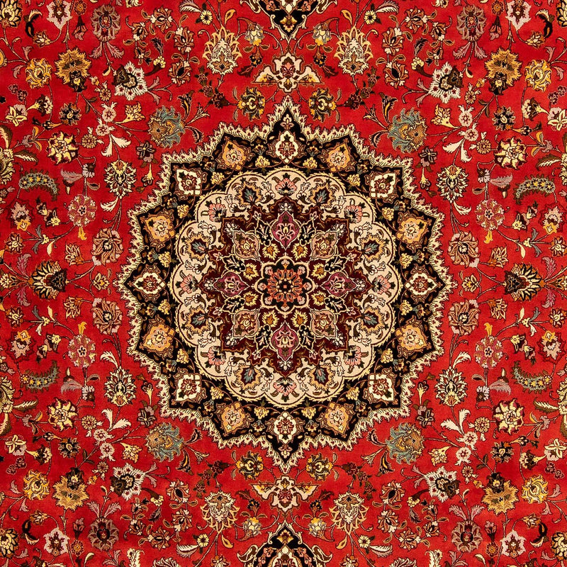 Alfombra Persa - Tabriz - Real - 359 x 254 cm - rojo