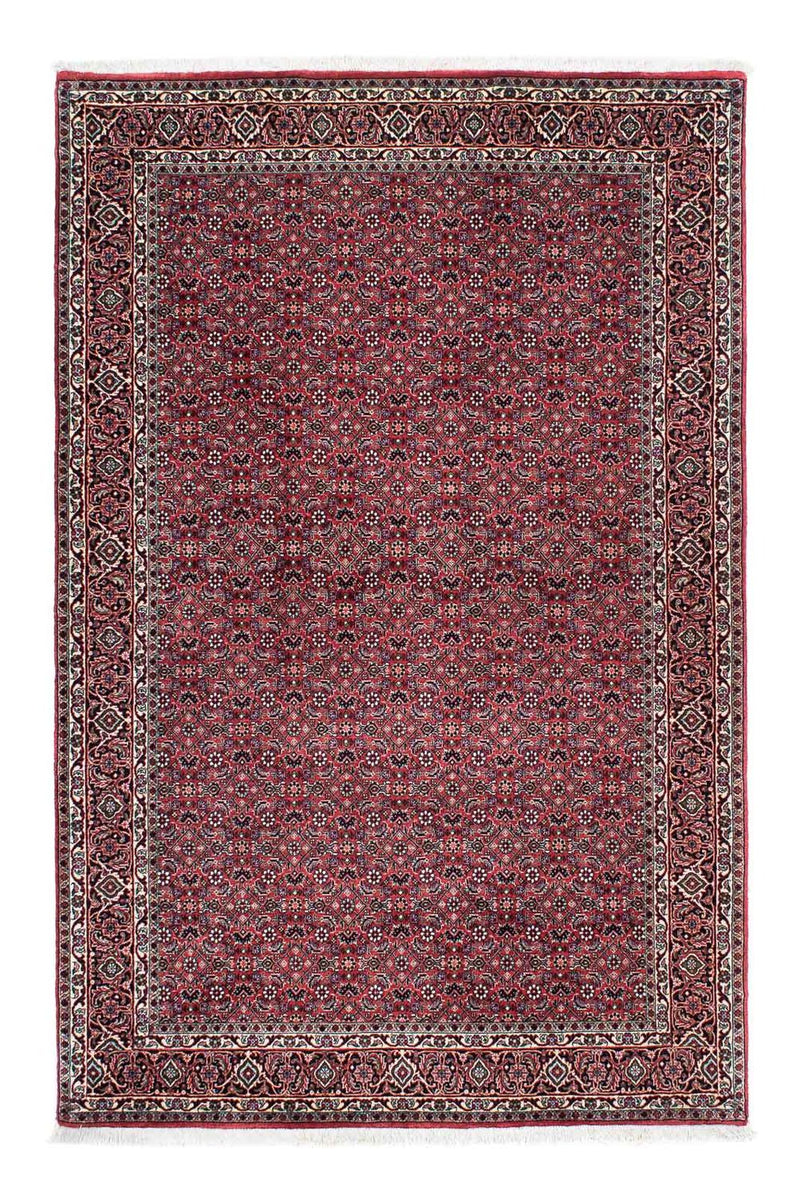 Alfombra persa - Bidjar - 200 x 133 cm - rojo claro