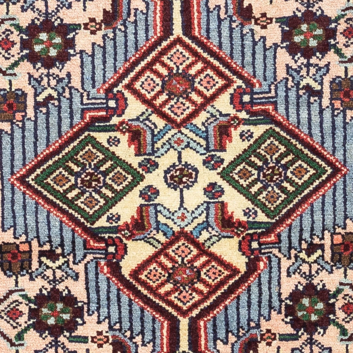 Alfombra persa - Nómada - 121 x 76 cm - rojo