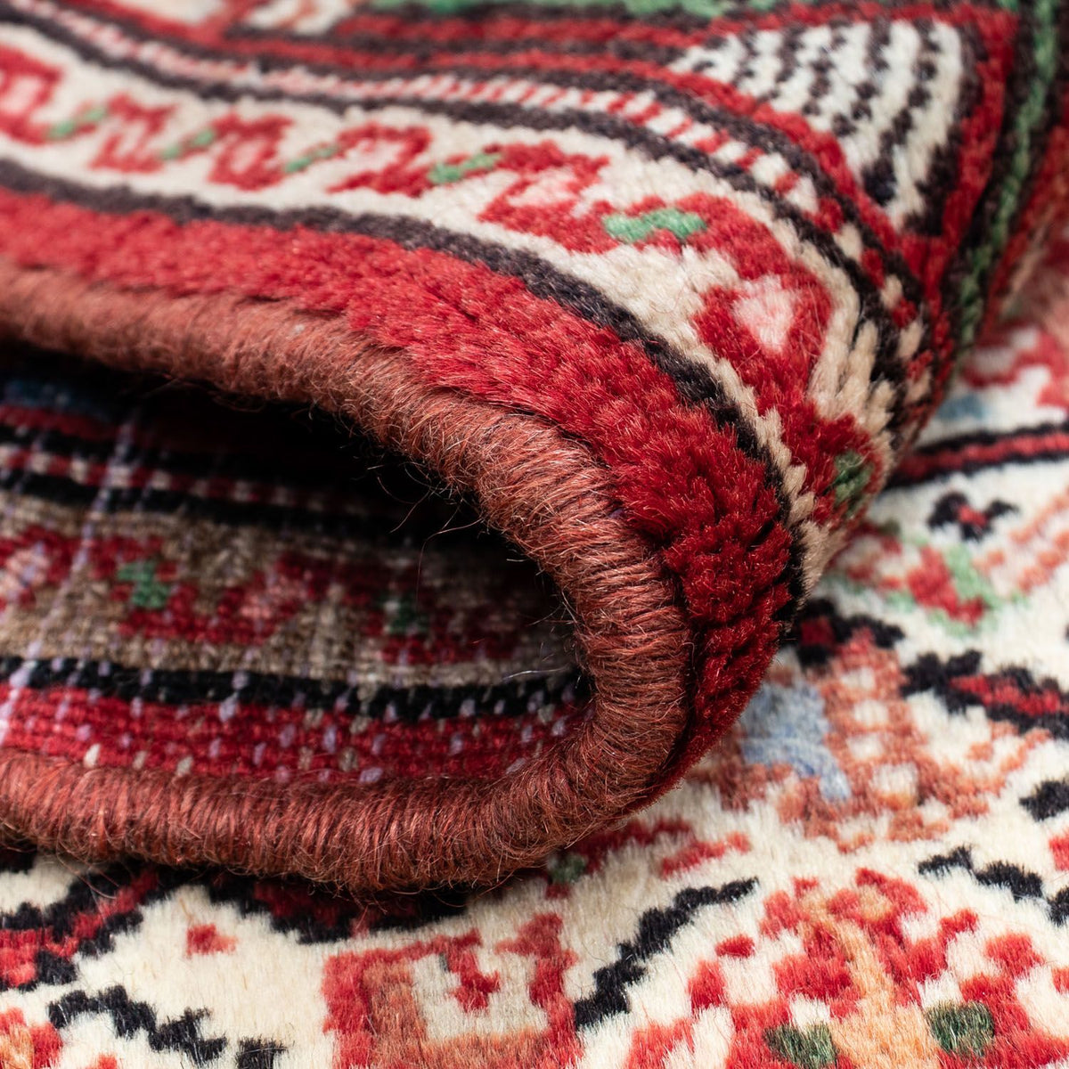 Alfombra persa - Nómada - 125 x 78 cm - rojo claro